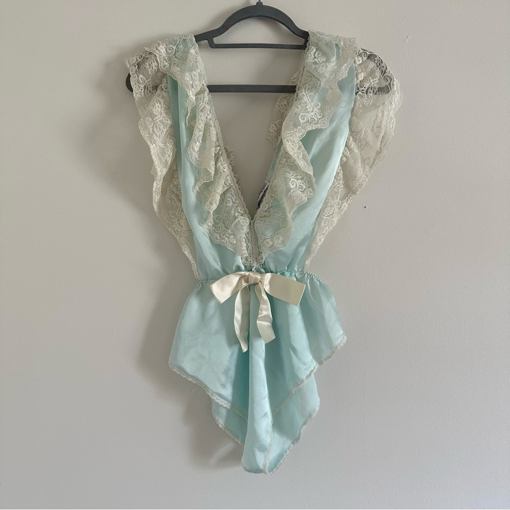 Vintage Babydoll Teddy Lingerie Bodysuit